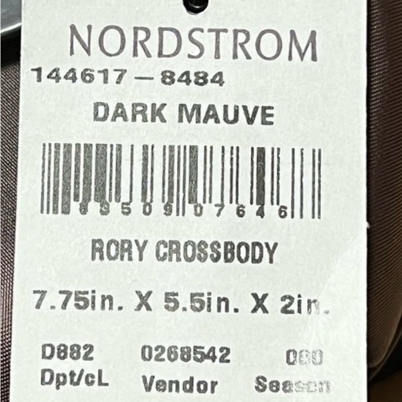 TUMI Rory Crossbody - Dark Mauve - NWT (Nordstrom) - Picture 10 of 10